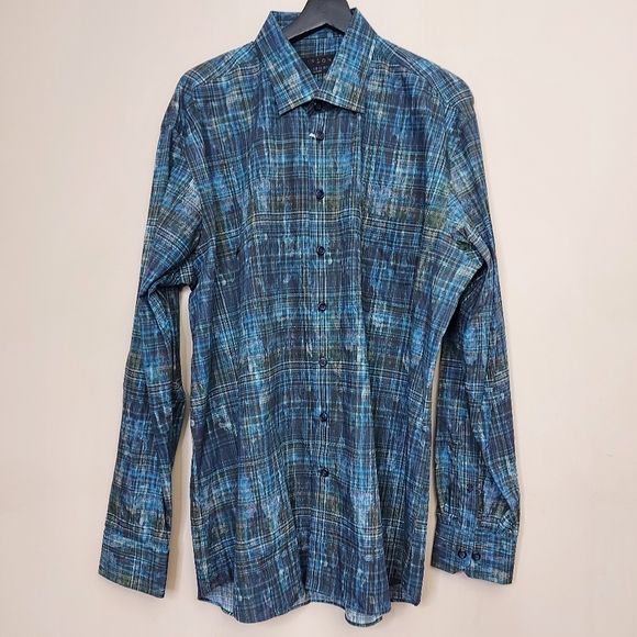 Lipson Classic abstract dress shirt - Picture 1 of 8